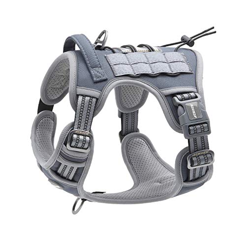 Dog Harness for Small Medium Dogs No Pull Adjustable Reflective K9 Working Training Easy Control Pet