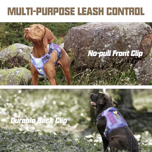 Dog Harness for Small Medium Dogs No Pull Adjustable Reflective K9 Working Training Easy Control Pet