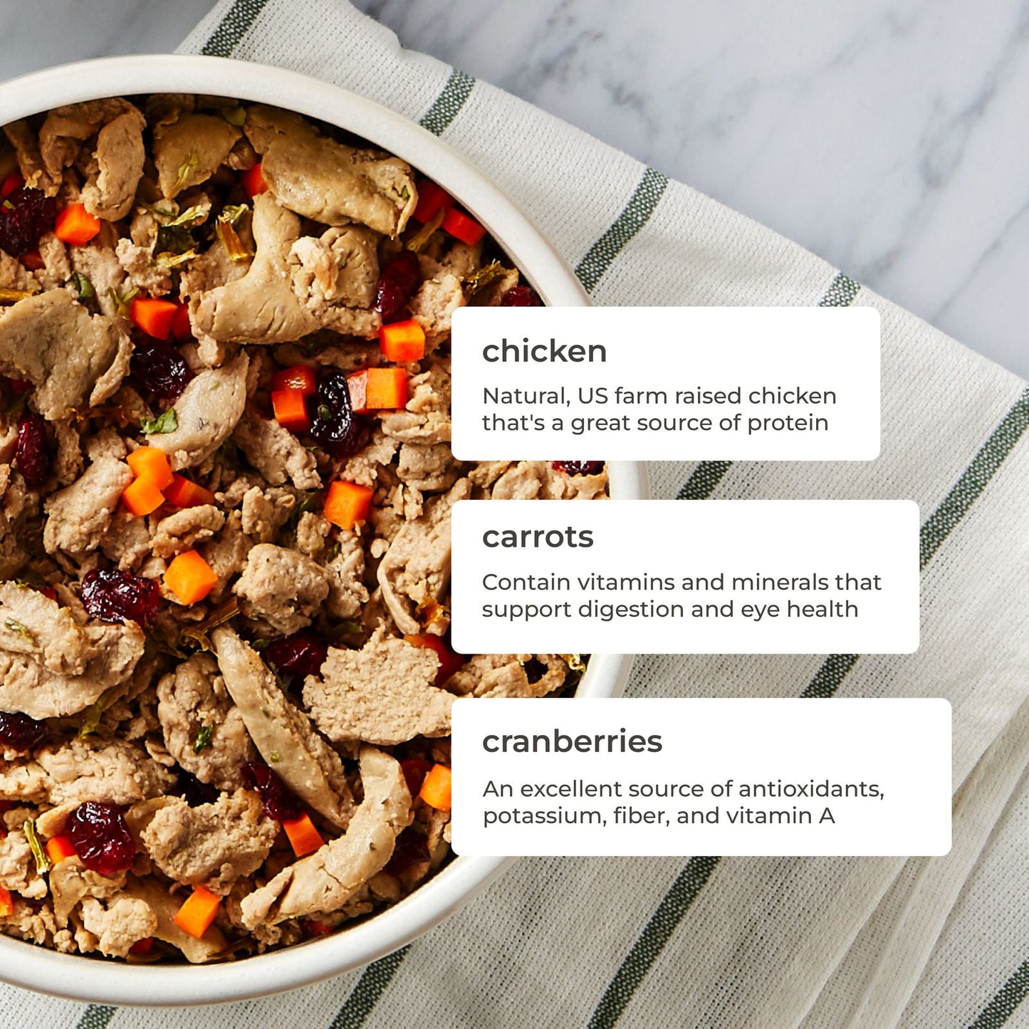 Fresh From the Kitchen Home Cooked Chicken Recipe for Dogs , 1.75 Lb