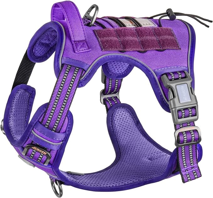 Dog Harness for Small Medium Dogs No Pull Adjustable Reflective K9 Working Training Easy Control Pet