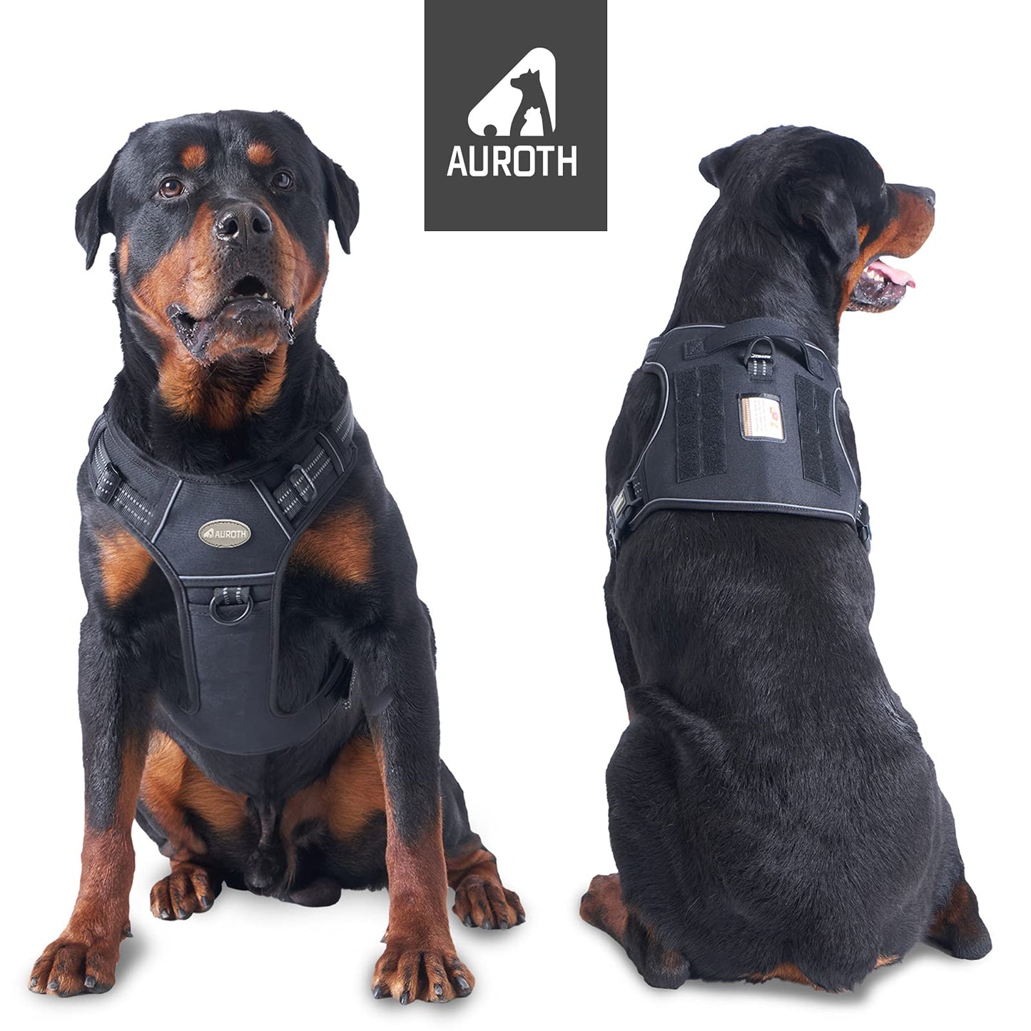 Dog Harness for Small Medium Dogs No Pull Adjustable Reflective K9 Working Training Easy Control Pet