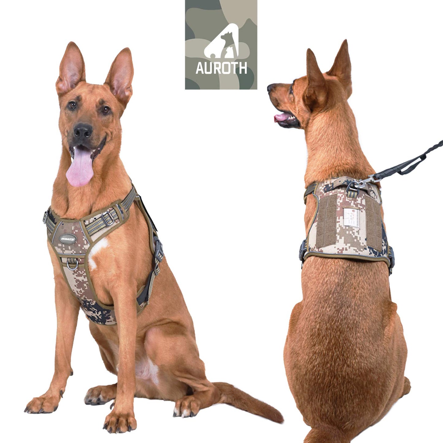 Dog Harness for Small Medium Dogs No Pull Adjustable Reflective K9 Working Training Easy Control Pet