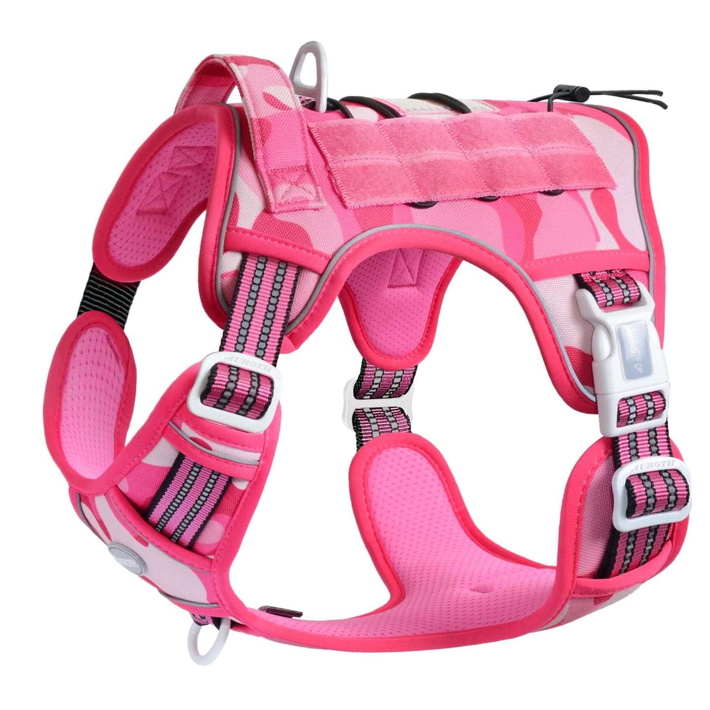 Dog Harness for Small Medium Dogs No Pull Adjustable Reflective K9 Working Training Easy Control Pet