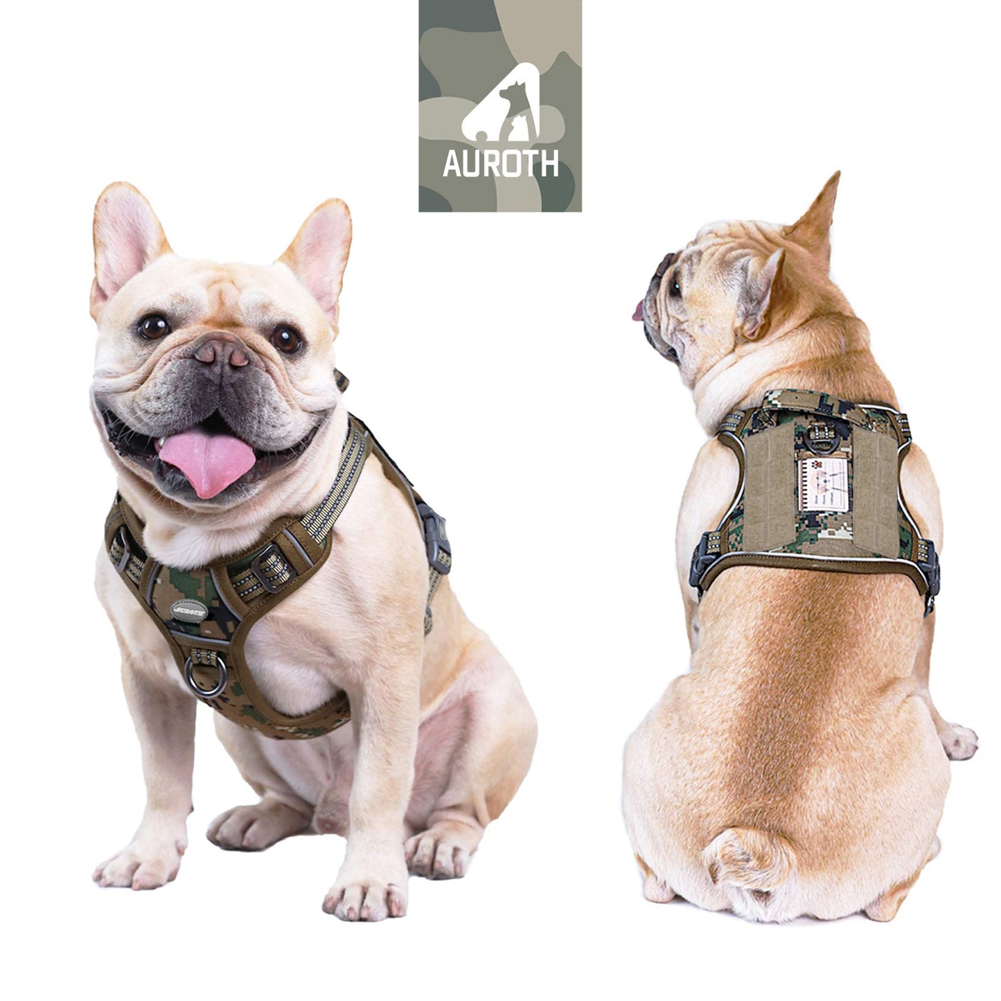 Dog Harness for Small Medium Dogs No Pull Adjustable Reflective K9 Working Training Easy Control Pet