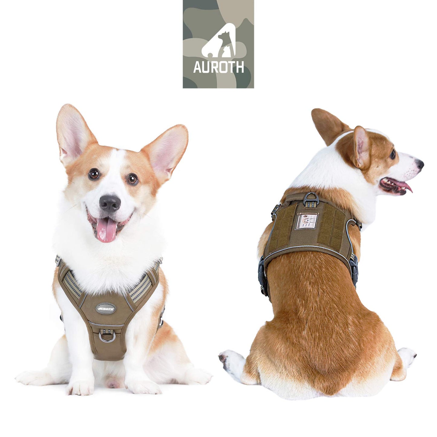 Dog Harness for Small Medium Dogs No Pull Adjustable Reflective K9 Working Training Easy Control Pet