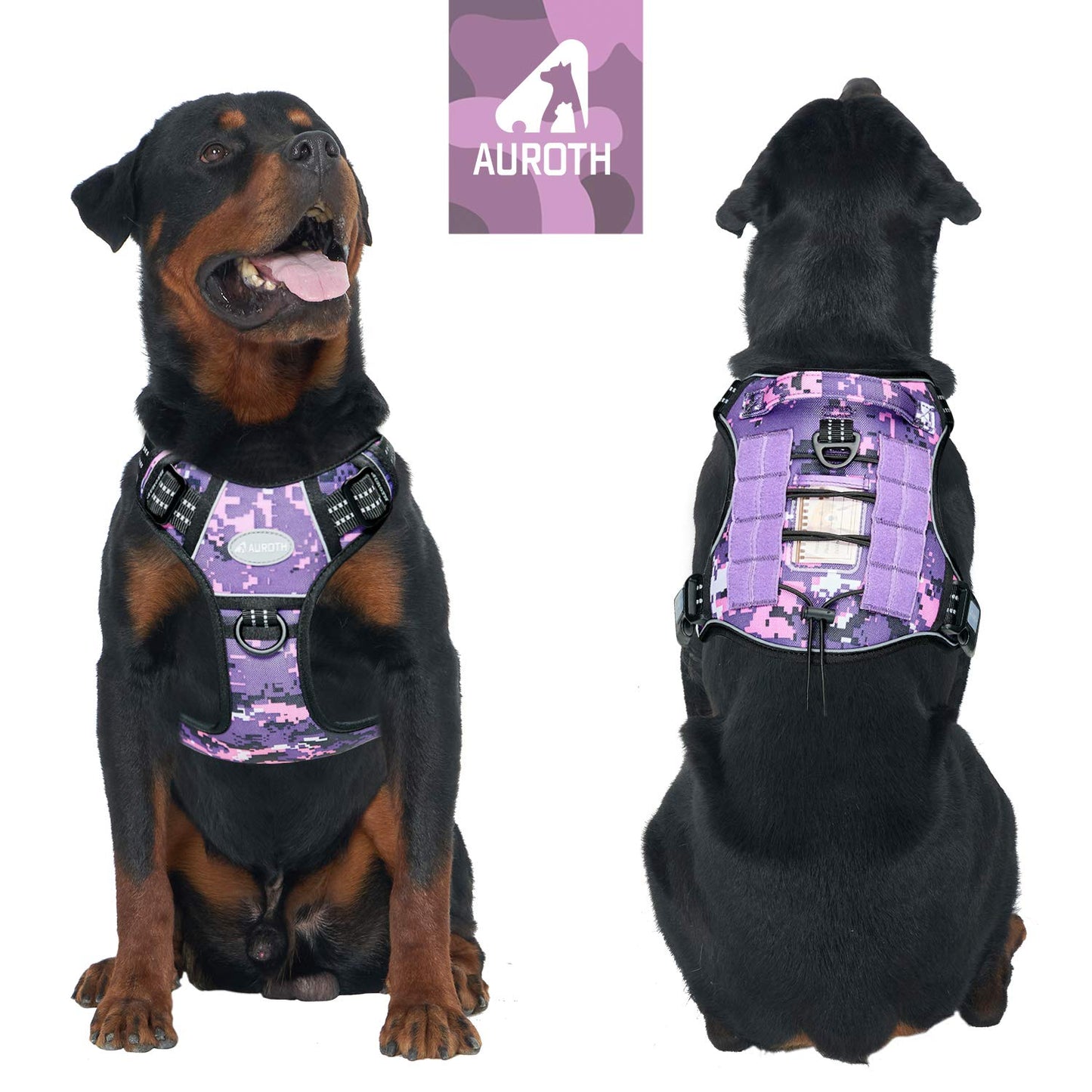 Dog Harness for Small Medium Dogs No Pull Adjustable Reflective K9 Working Training Easy Control Pet