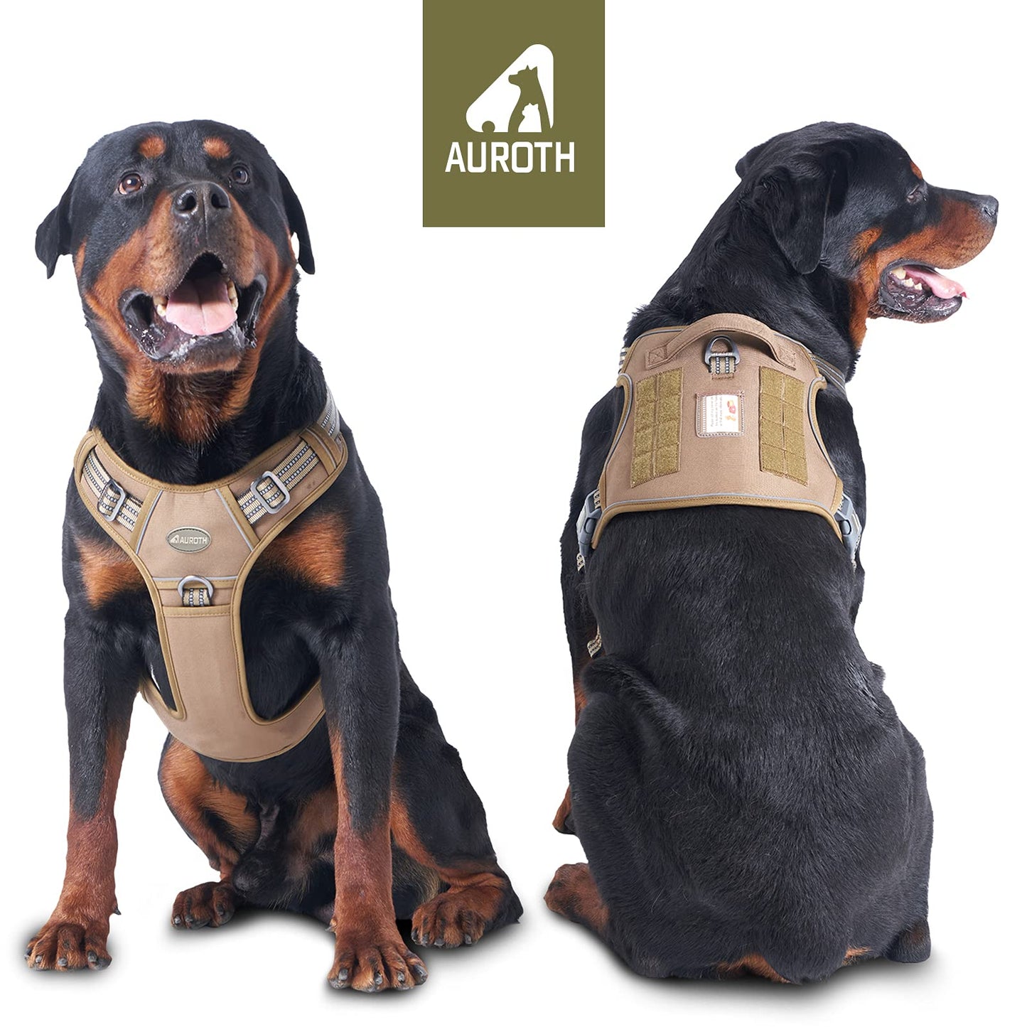 Dog Harness for Small Medium Dogs No Pull Adjustable Reflective K9 Working Training Easy Control Pet