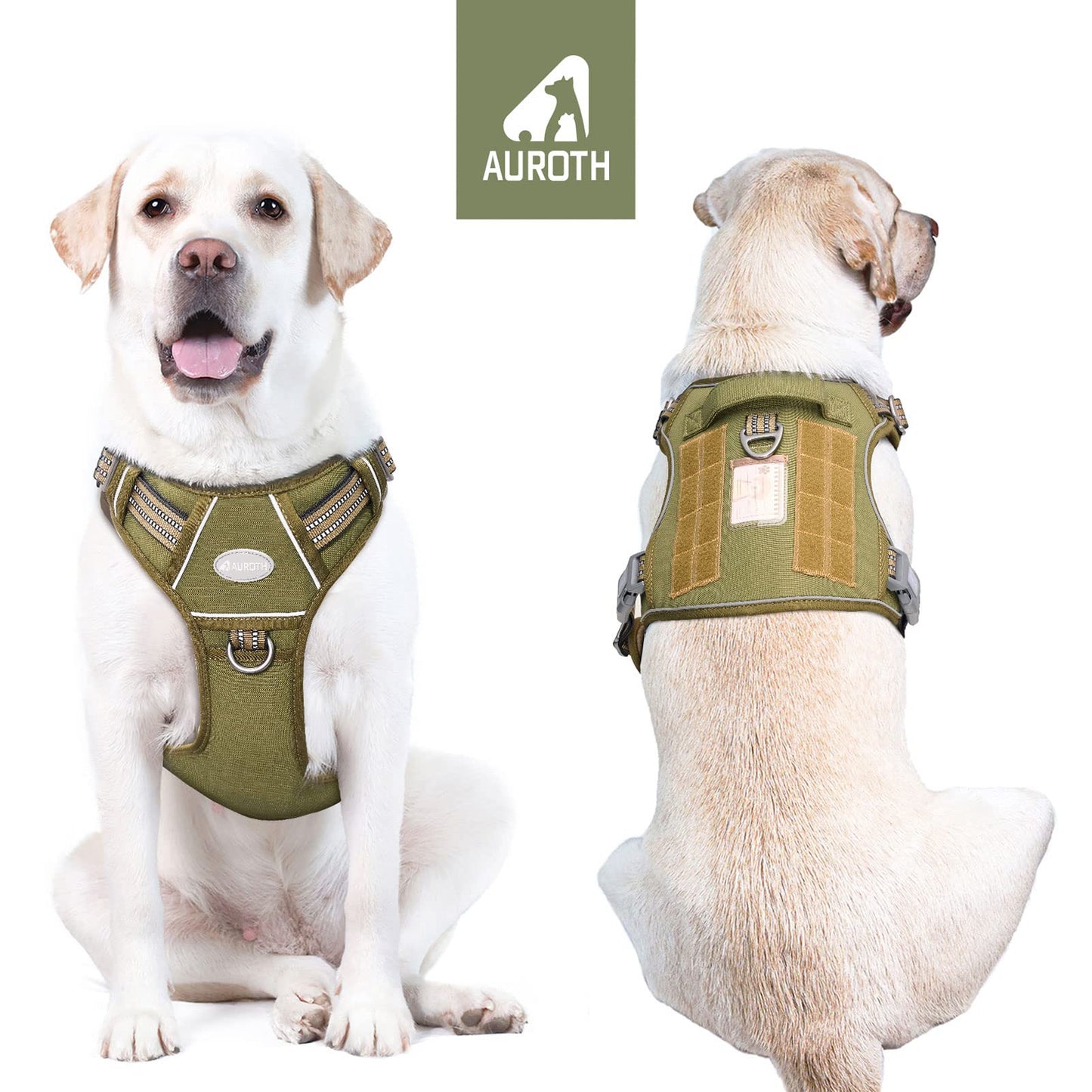 Dog Harness for Small Medium Dogs No Pull Adjustable Reflective K9 Working Training Easy Control Pet