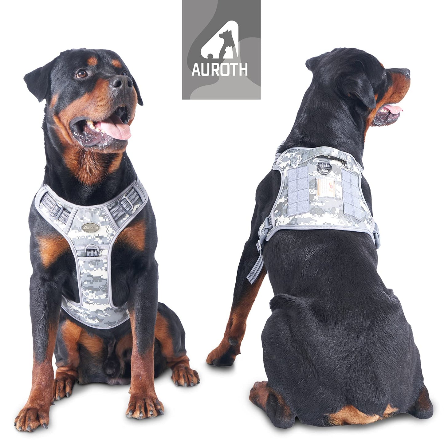 Dog Harness for Small Medium Dogs No Pull Adjustable Reflective K9 Working Training Easy Control Pet