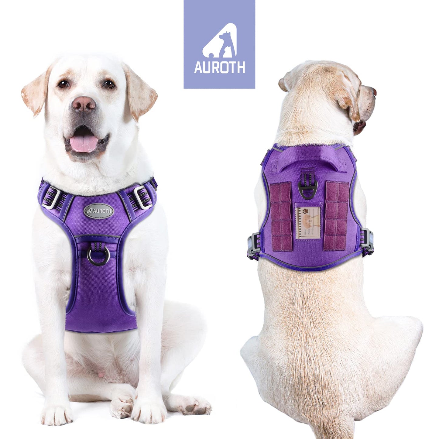 Dog Harness for Small Medium Dogs No Pull Adjustable Reflective K9 Working Training Easy Control Pet