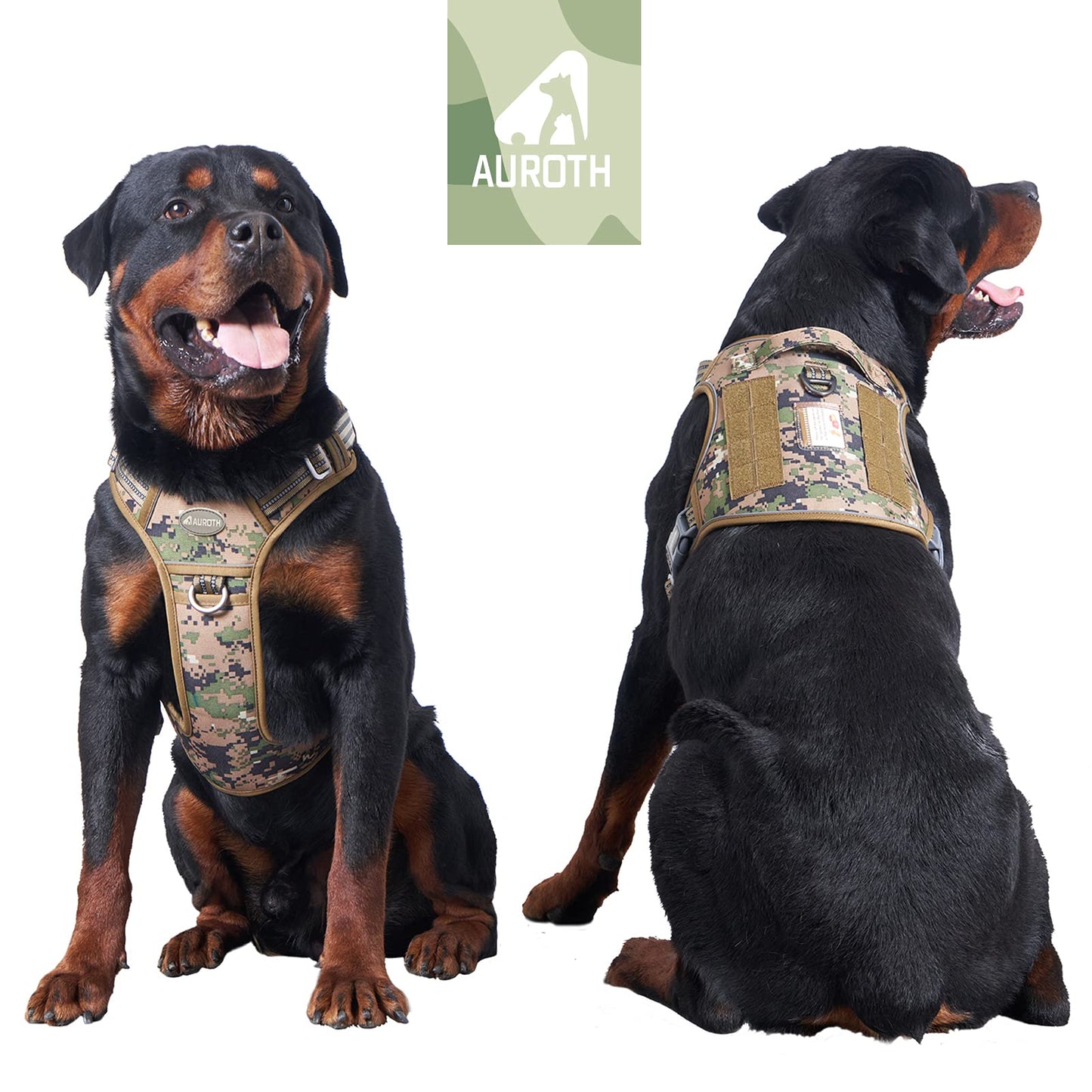 Dog Harness for Small Medium Dogs No Pull Adjustable Reflective K9 Working Training Easy Control Pet