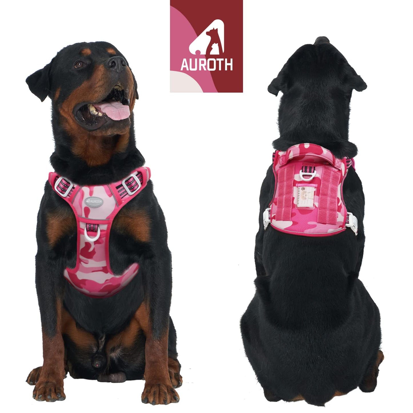 Dog Harness for Small Medium Dogs No Pull Adjustable Reflective K9 Working Training Easy Control Pet
