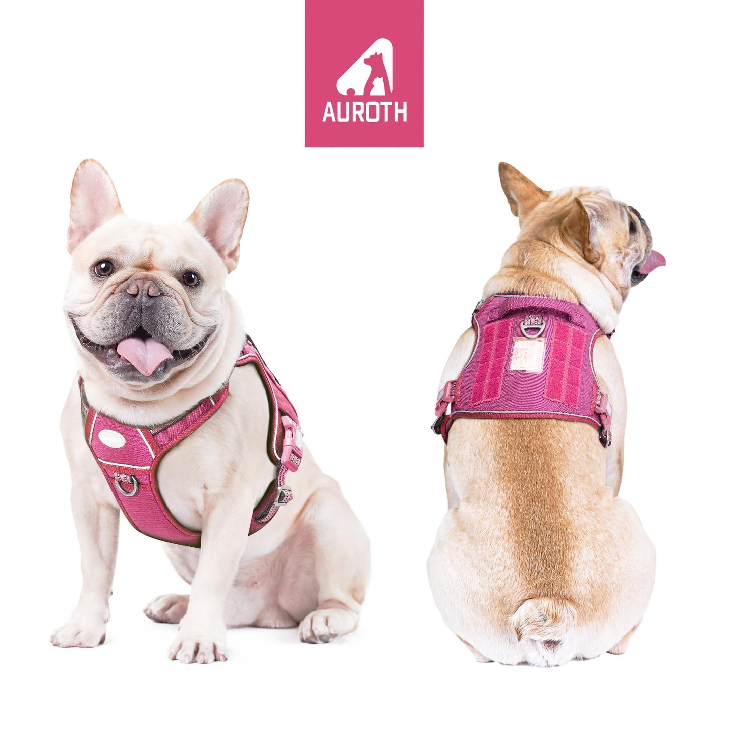 Dog Harness for Small Medium Dogs No Pull Adjustable Reflective K9 Working Training Easy Control Pet