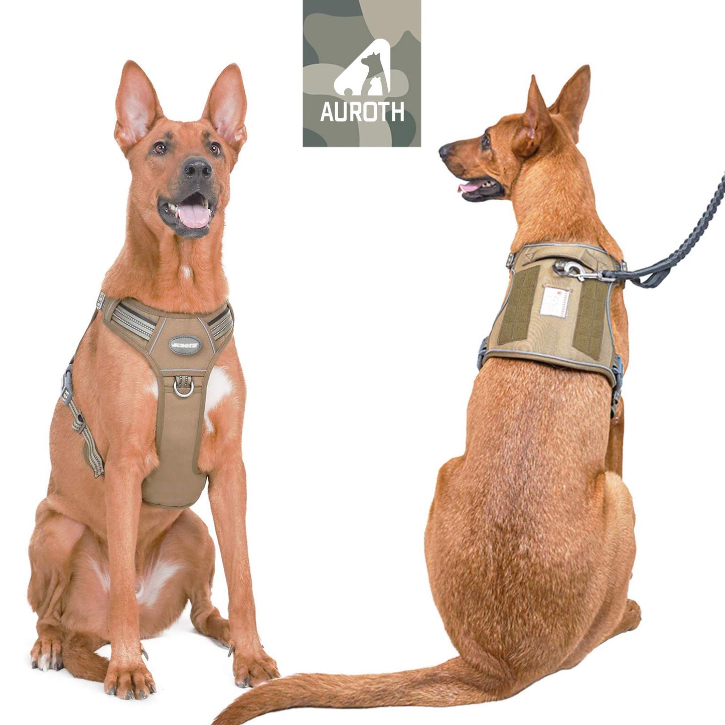Dog Harness for Small Medium Dogs No Pull Adjustable Reflective K9 Working Training Easy Control Pet