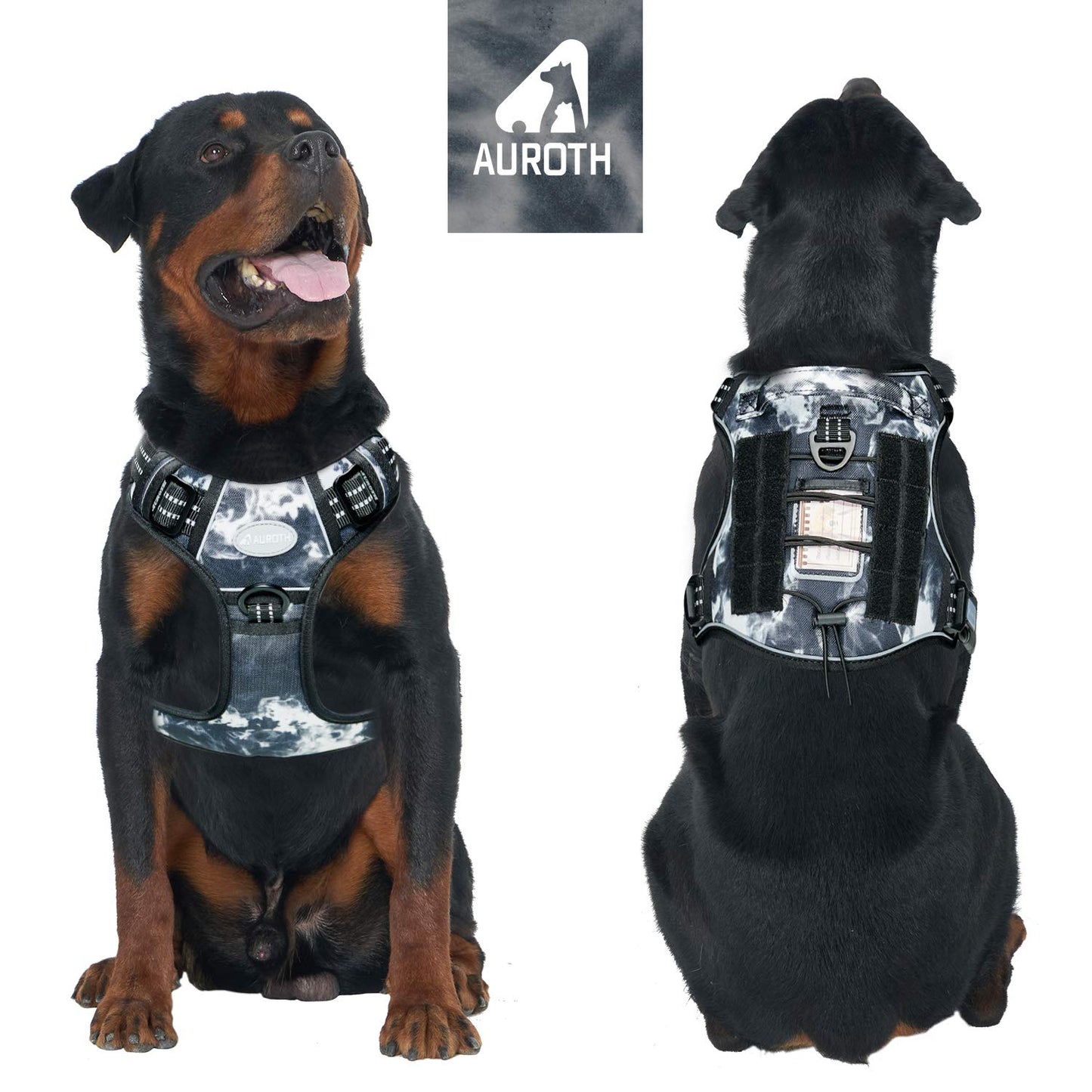 Dog Harness for Small Medium Dogs No Pull Adjustable Reflective K9 Working Training Easy Control Pet