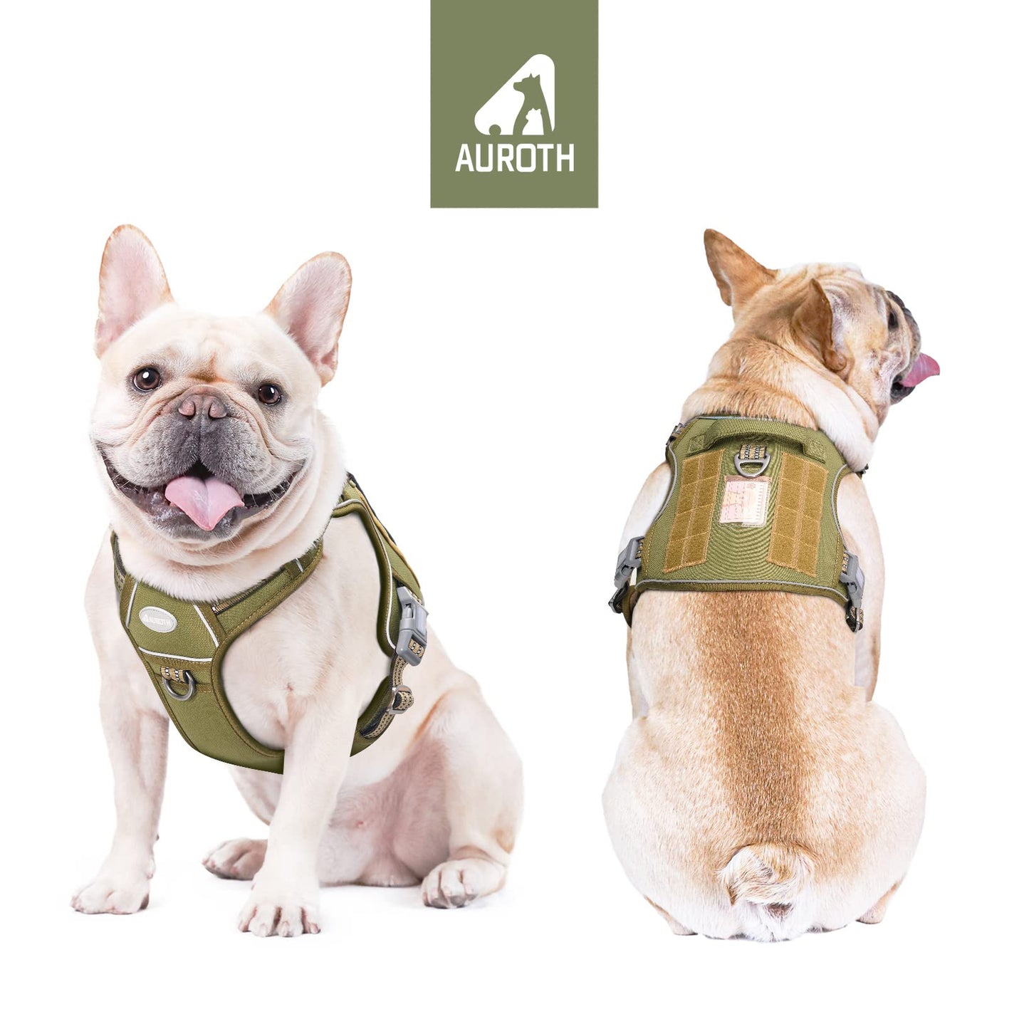Dog Harness for Small Medium Dogs No Pull Adjustable Reflective K9 Working Training Easy Control Pet