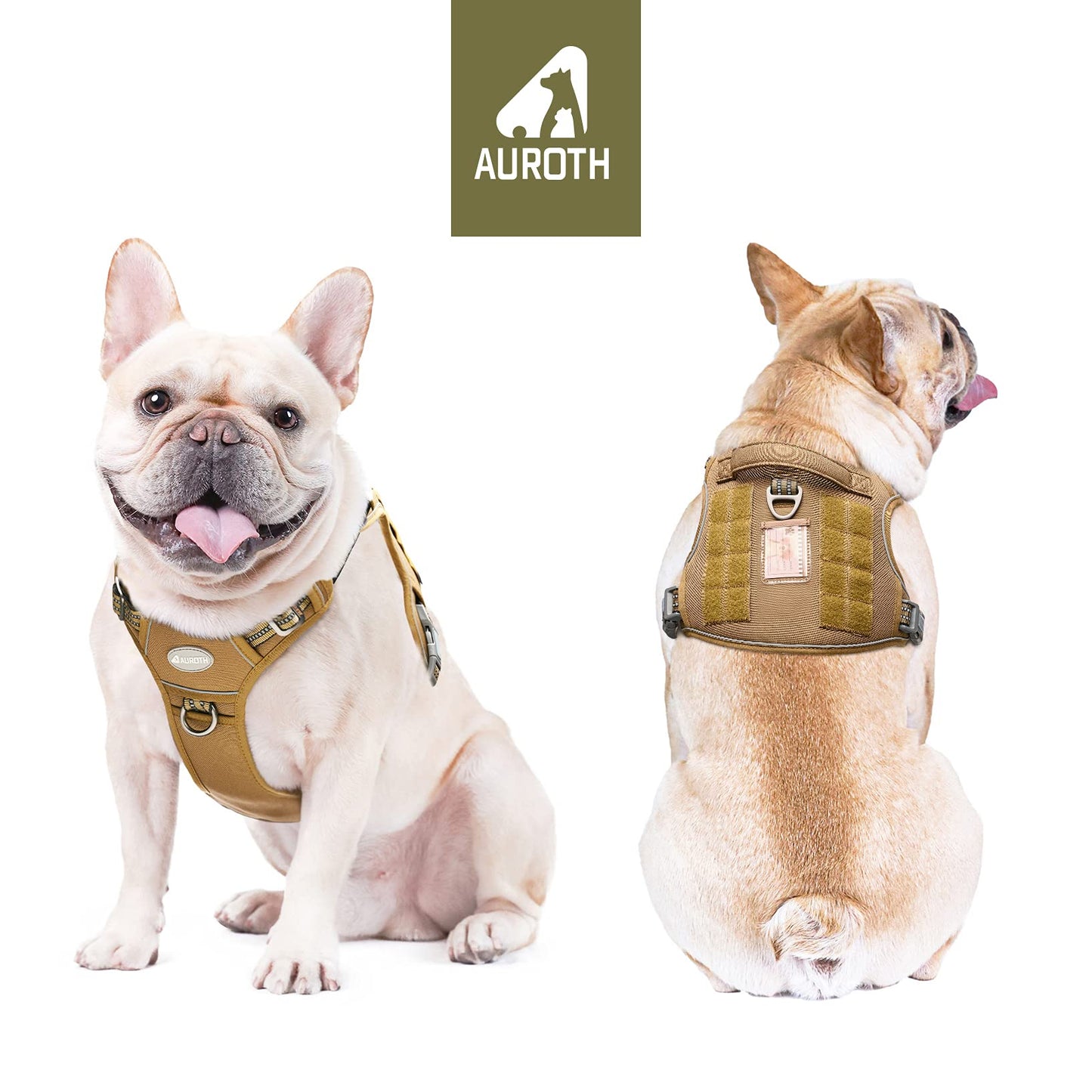 Dog Harness for Small Medium Dogs No Pull Adjustable Reflective K9 Working Training Easy Control Pet
