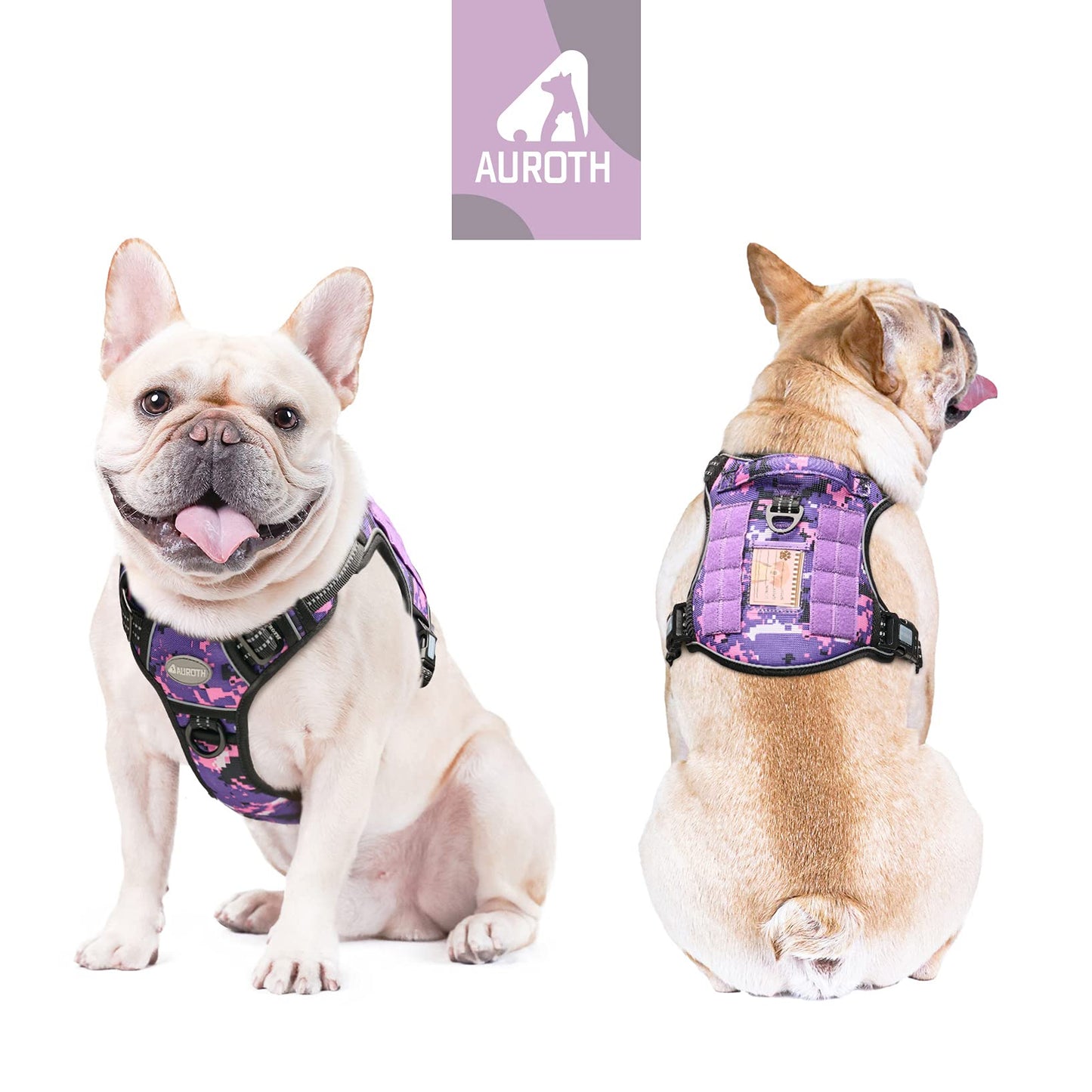 Dog Harness for Small Medium Dogs No Pull Adjustable Reflective K9 Working Training Easy Control Pet