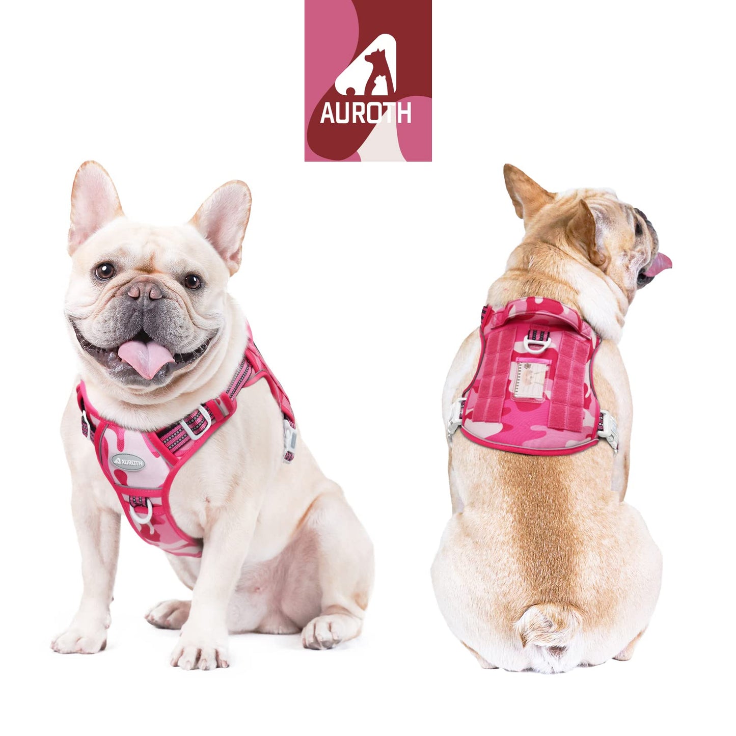 Dog Harness for Small Medium Dogs No Pull Adjustable Reflective K9 Working Training Easy Control Pet