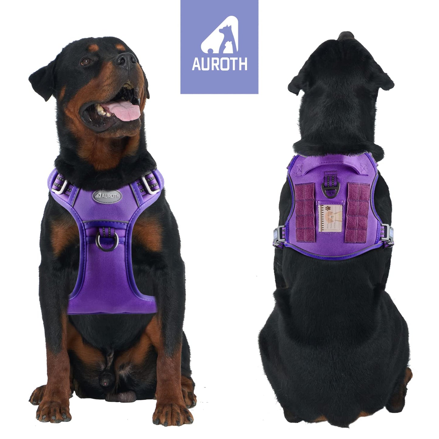 Dog Harness for Small Medium Dogs No Pull Adjustable Reflective K9 Working Training Easy Control Pet