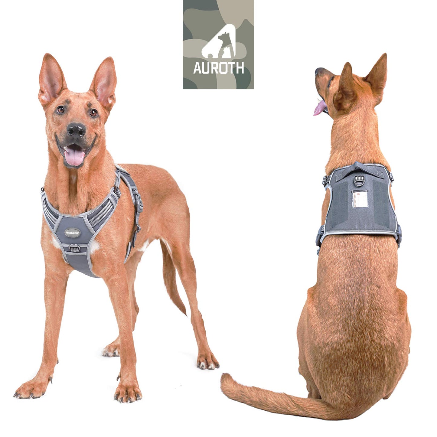 Dog Harness for Small Medium Dogs No Pull Adjustable Reflective K9 Working Training Easy Control Pet