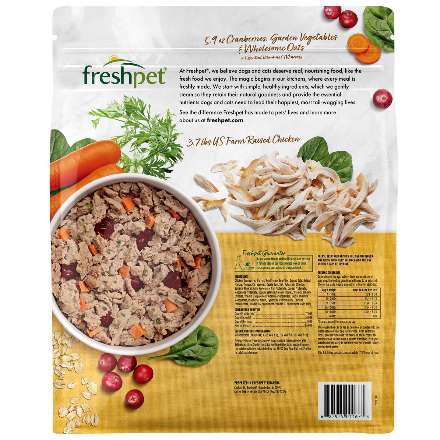 Fresh From the Kitchen Home Cooked Chicken Recipe for Dogs , 1.75 Lb