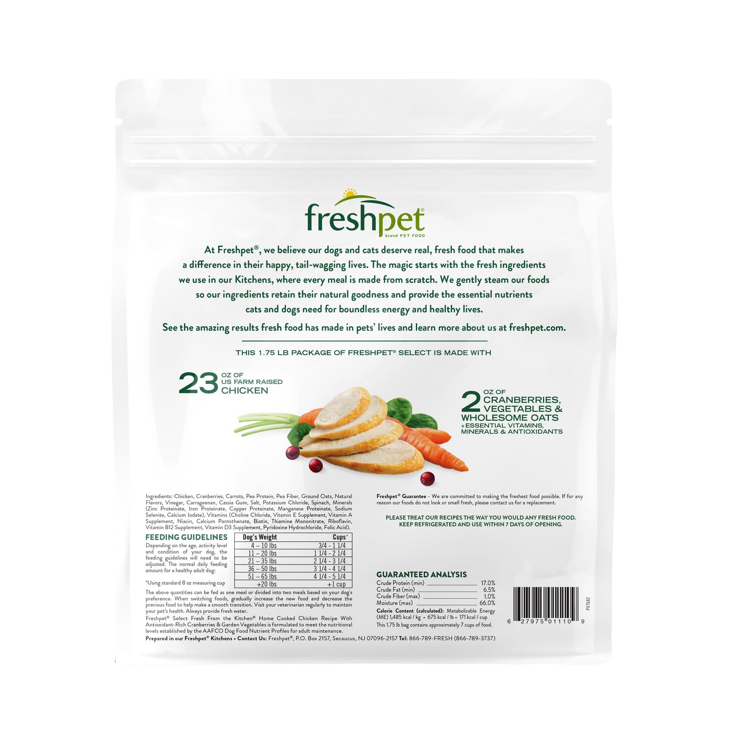 Fresh From the Kitchen Home Cooked Chicken Recipe for Dogs , 1.75 Lb